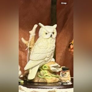 Ceramic Owl Figurine